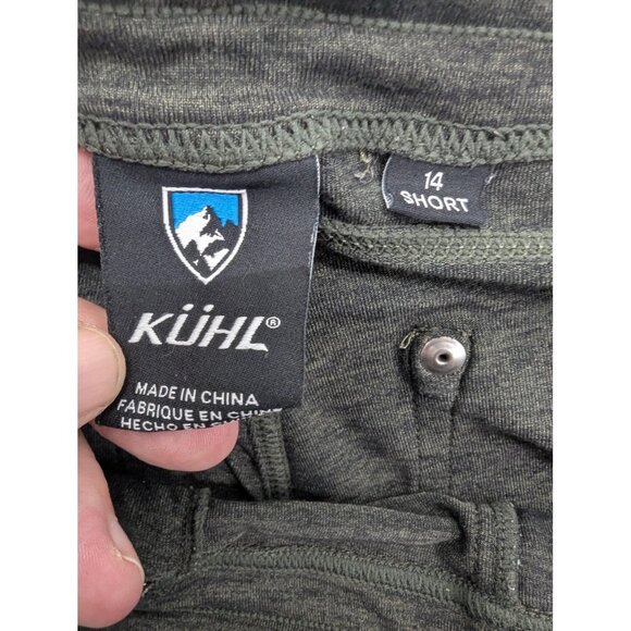Kuhl Pants Womens 14 Short Gray Stretch Straight Leg 5 Pocket Performance Hiking - Picture 12 of 14